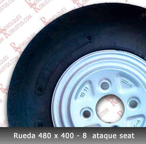 Rueda 400-480x8 ataque Seat