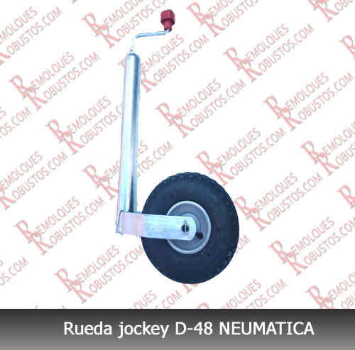 Rueda jockey D-48 NEUMATICA